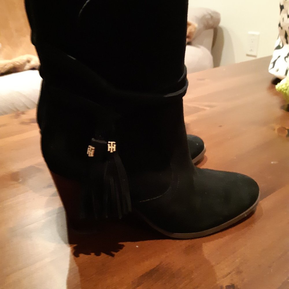 short suede boots